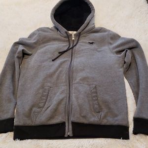 Sherpa-Lined Full-Zip Hoodie
